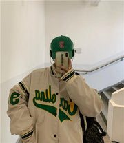 Vintage Harajuku Jacket Hip Hop Loose Jacket Women - Deck Em Up