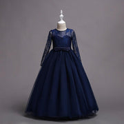 Kids Long Flower Girl Dress Dress - Deck Em Up