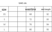 Fashionable Asymmetric High Waist Denim Skirt - Deck Em Up