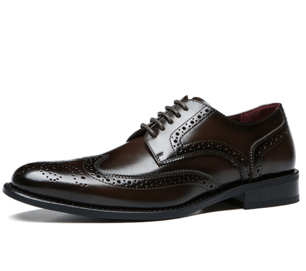 Genuine Leather Business Casual Dress British Style Leather Shoes - Deck Em Up