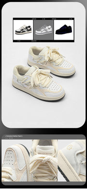 Men's Shoes Breathable Sneaker Men's Thick Rope Low-top Sneakers Lovers Wild Casual Skateboard Shoes - Deck Em Up
