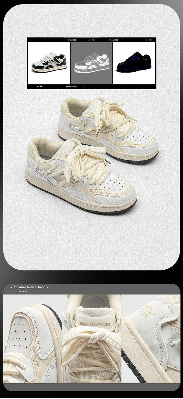Men's Shoes Breathable Sneaker Men's Thick Rope Low-top Sneakers Lovers Wild Casual Skateboard Shoes - Deck Em Up