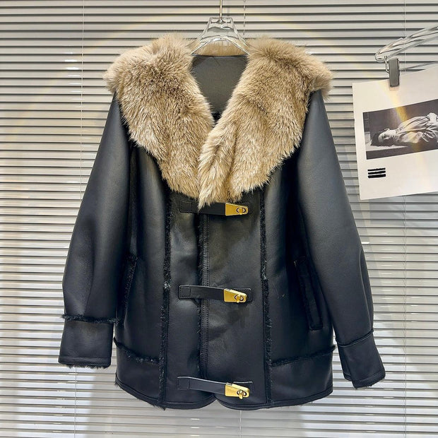 Women's Fashion Special Jacket Leather Coat - Deck Em Up