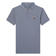 Summer New Style Short-Sleeved Lapel Polo Shirt Pure Color Casual Self-Cultivation Tide Brand - Deck Em Up